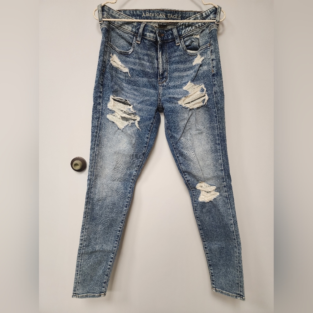 American Eagle ripped jeggins